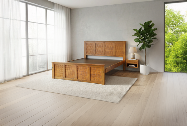 MAXIAN COT IN TEAK FINISH