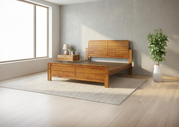 LANCASTER COT IN TEAK FINISH
