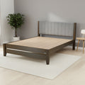 ELBA GREY COT IN WALNUT FINISH