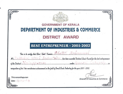 Recognition of Excellence