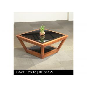 DAVE + BLACK GLASS  32" x 32"